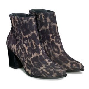 Paul Green Leopard Print Booties